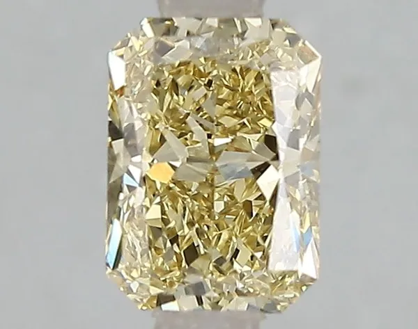 1.09ct RADIANT Fancy Intense Yellow VVS2 Coloured Lab diamond