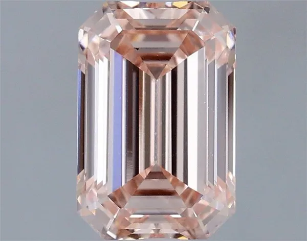 1.57ct EMERALD Fancy Intense Pink VS1 Coloured Lab diamond