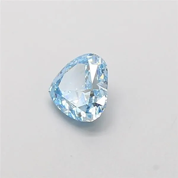 1.05ct HEART Fancy Vivid Blue VS1 Coloured Lab diamond