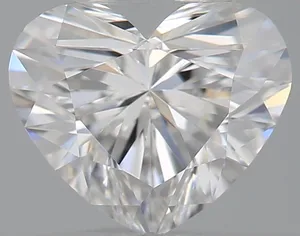 0.53ct HEART E VVS2 Natural diamond
