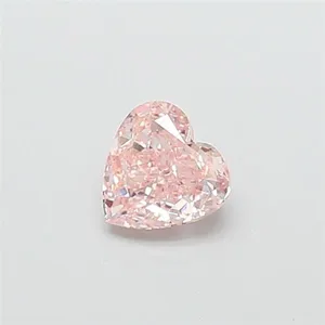 1.03ct HEART Fancy Intense Pink VVS2 Coloured Lab diamond
