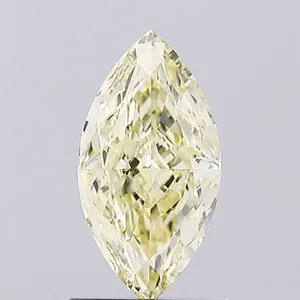 1.08ct MARQUISE Fancy Yellow VS1 Coloured Lab diamond