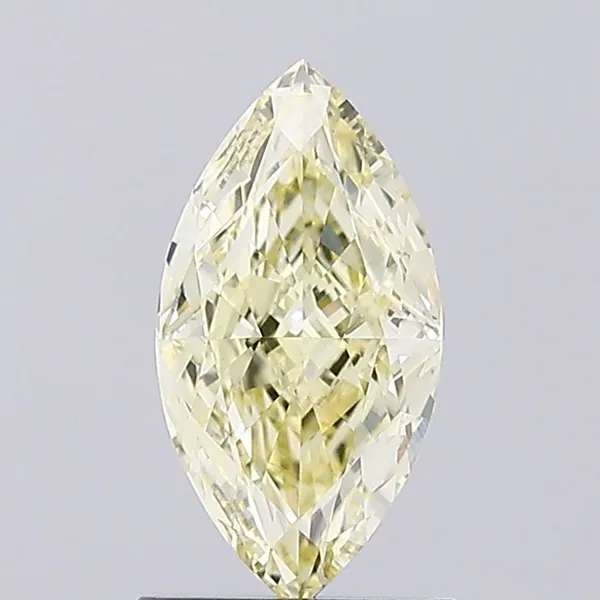 1.08ct MARQUISE Fancy Yellow VS1 Coloured Lab diamond