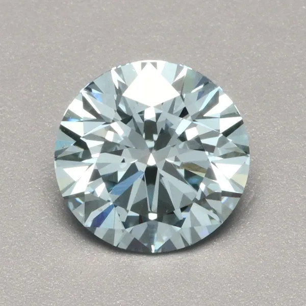 1.05ct ROUND Fancy Vivid Blue VVS2 Coloured Lab diamond