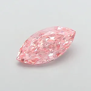 2.05ct MARQUISE Fancy Vivid Pink VS1 Coloured Lab diamond