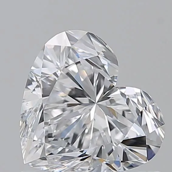 0.91ct HEART D VS2 Natural diamond