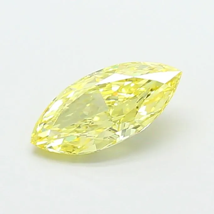 1.75ct MARQUISE Fancy Intense Yellow VS1 Coloured Lab diamond