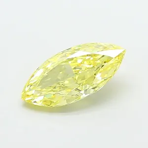 1.75ct MARQUISE Fancy Intense Yellow VS1 Coloured Lab diamond