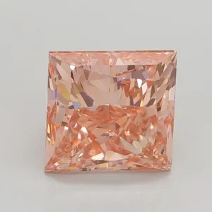 2.2ct PRINCESS Fancy Intense Pink VS2 Coloured Lab diamond