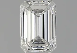 0.57ct EMERALD H VVS2 Natural diamond