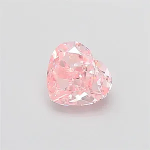 1.16ct HEART Fancy Vivid Pink VS1 Coloured Lab diamond