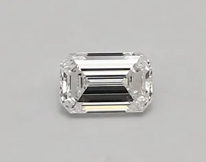 0.39ct EMERALD D VVS2 Lab diamond