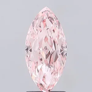2.51ct MARQUISE Fancy Vivid Pink VS1 Coloured Lab diamond
