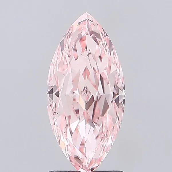 2.51ct MARQUISE Fancy Vivid Pink VS1 Coloured Lab diamond
