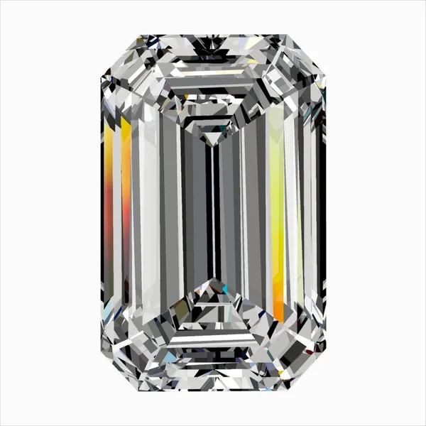 0.42ct EMERALD H VVS2 Natural diamond