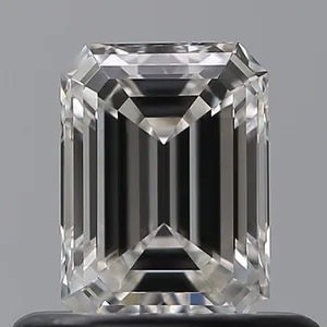 0.52ct EMERALD F VVS1 Natural diamond