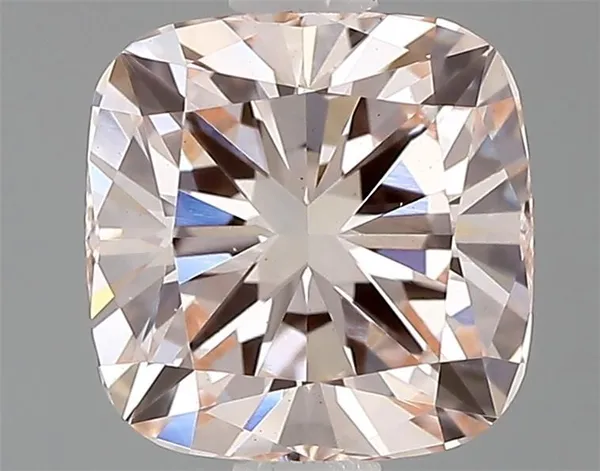 1.05ct CUSHION Fancy Pink VS1 Coloured Lab diamond