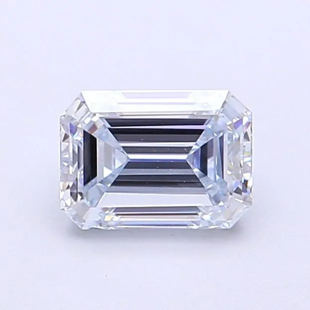 1.01ct EMERALD Fancy Light Blue VVS2 Coloured Lab diamond