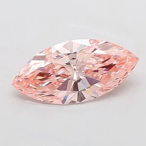 2.49ct MARQUISE Fancy Vivid Pink VS1 Coloured Lab diamond