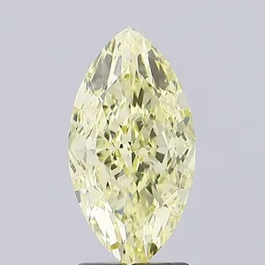 2.02ct MARQUISE Fancy Yellow VVS2 Coloured Lab diamond