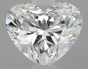 0.6ct HEART G VS2 Natural diamond