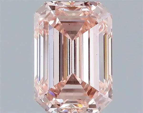 1.57ct EMERALD Fancy Intense Pink VS2 Coloured Lab diamond