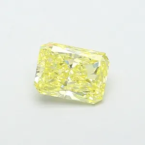 0.92ct RADIANT Fancy Yellow VS1 Coloured Lab diamond