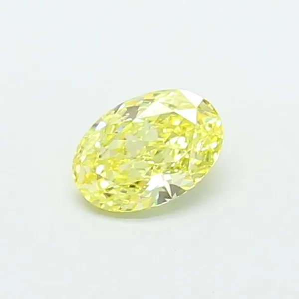 1.03ct OVAL Fancy Intense Yellow VS1 Coloured Lab diamond