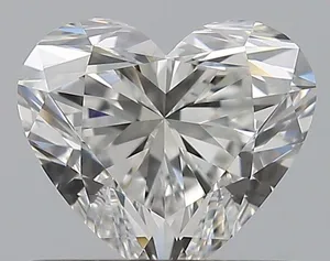 0.76ct HEART F IF Natural diamond