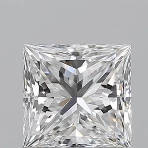 0.83ct PRINCESS F VVS1 Natural diamond