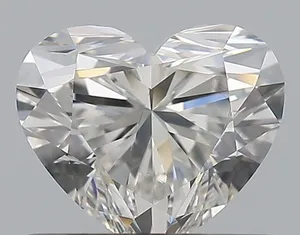 0.7ct HEART G VVS2 Natural diamond