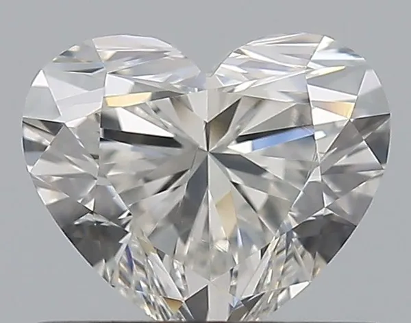 0.7ct HEART G VVS2 Natural diamond