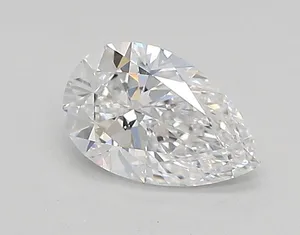 0.66ct PEAR D IF Lab diamond