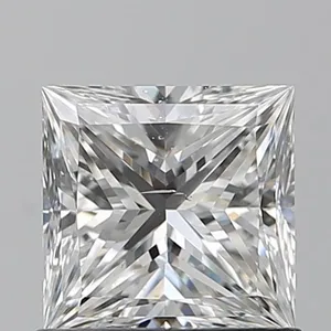 0.9ct PRINCESS F SI1 Natural diamond