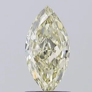 1.05ct MARQUISE Fancy Light Yellow VS1 Coloured Lab diamond