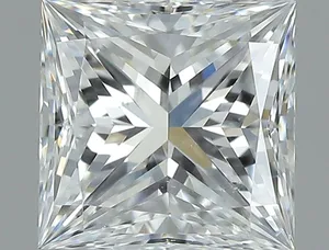 0.66ct PRINCESS E SI1 Natural diamond