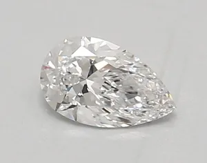 0.6ct PEAR D FL Lab diamond
