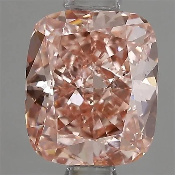 1.04ct CUSHION Fancy Vivid Pink VS2 Coloured Lab diamond