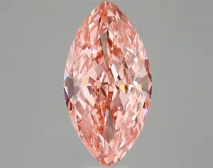 2.59ct MARQUISE Fancy Vivid Pink VVS2 Coloured Lab diamond