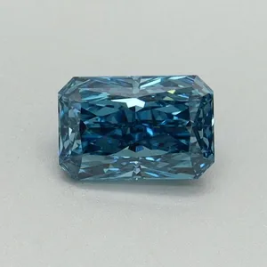0.52ct RADIANT Fancy Vivid Blue VS2 Coloured Lab diamond
