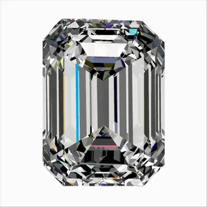 0.4ct EMERALD F VS1 Natural diamond