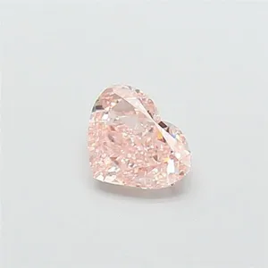 1.04ct HEART Fancy Intense Pink VS1 Coloured Lab diamond