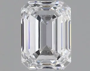 0.51ct EMERALD F VS1 Natural diamond