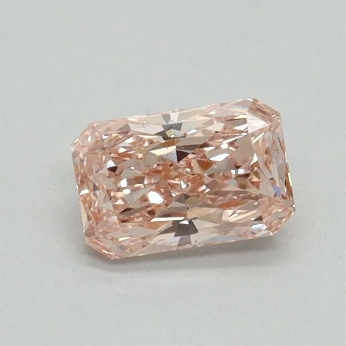 0.52ct RADIANT Fancy Intense Pink VS1 Coloured Lab diamond