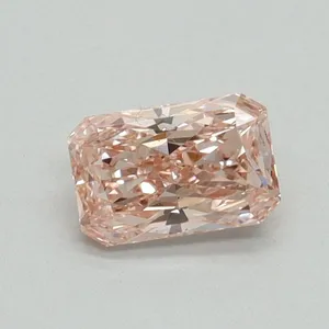 0.52ct RADIANT Fancy Intense Pink VS1 Coloured Lab diamond