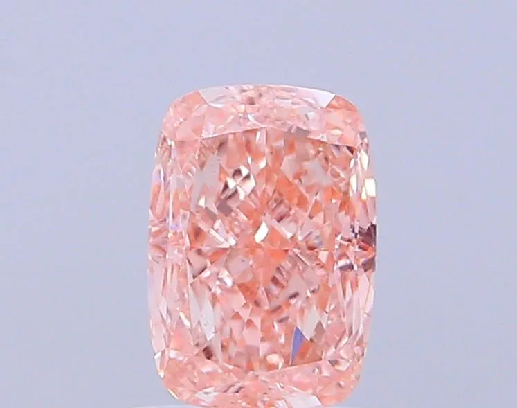 1.34ct CUSHION Fancy Intense Pink VS1 Coloured Lab diamond