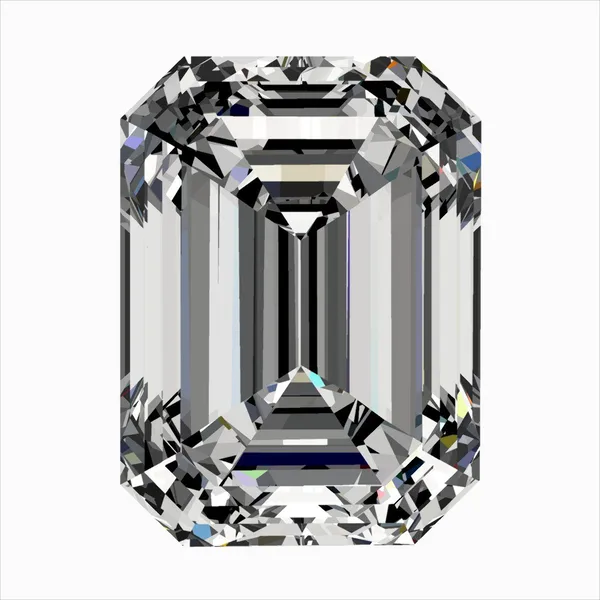 0.31ct EMERALD E VVS2 Natural diamond