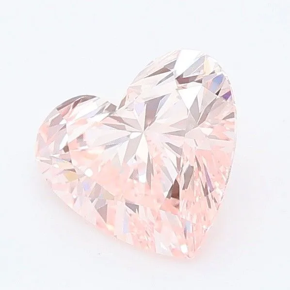 1.19ct HEART Fancy Intense Pink VS1 Coloured Lab diamond