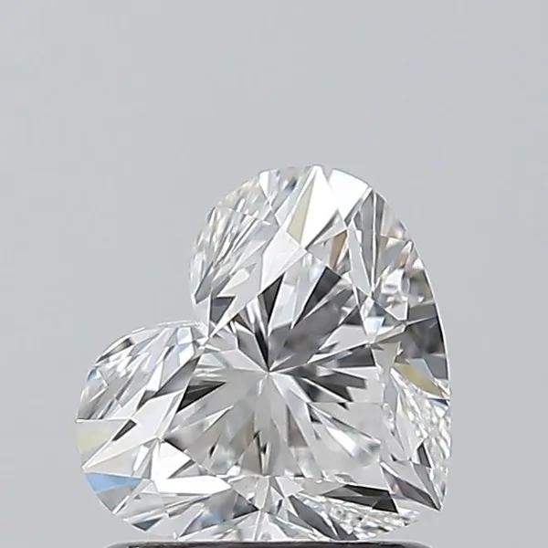 1ct HEART E VVS2 Natural diamond