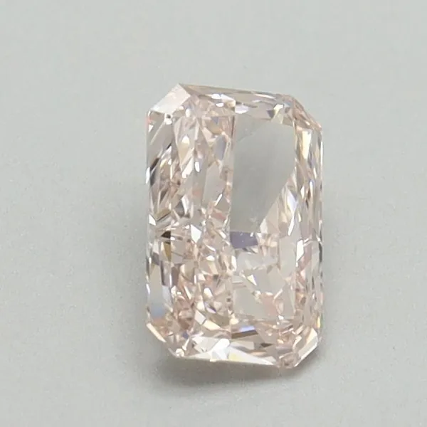 0.61ct RADIANT Fancy Light Pink VS1 Coloured Lab diamond